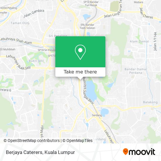 Berjaya Caterers map