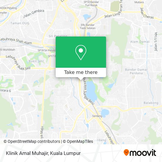 Klinik Amal Muhajir map