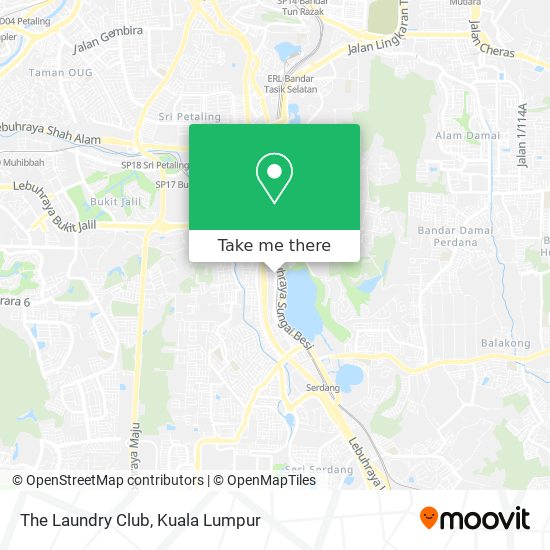 The Laundry Club map