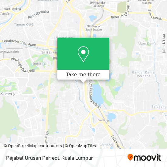 Pejabat Urusan Perfect map