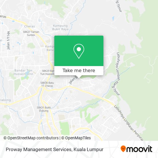 Proway Management Services map