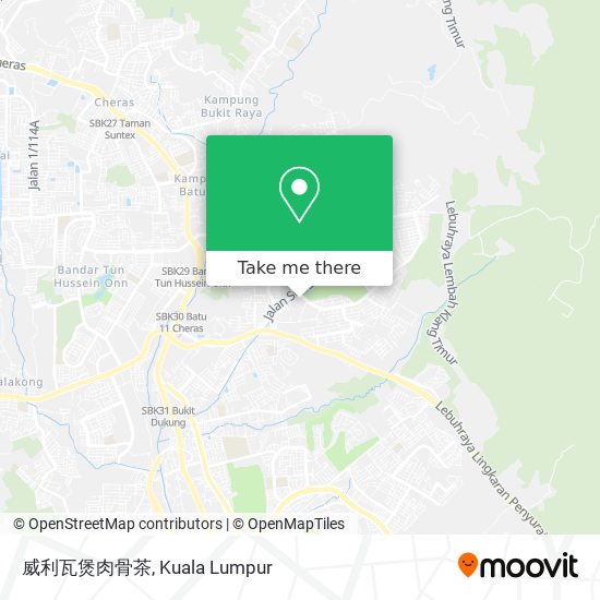 威利瓦煲肉骨茶 map