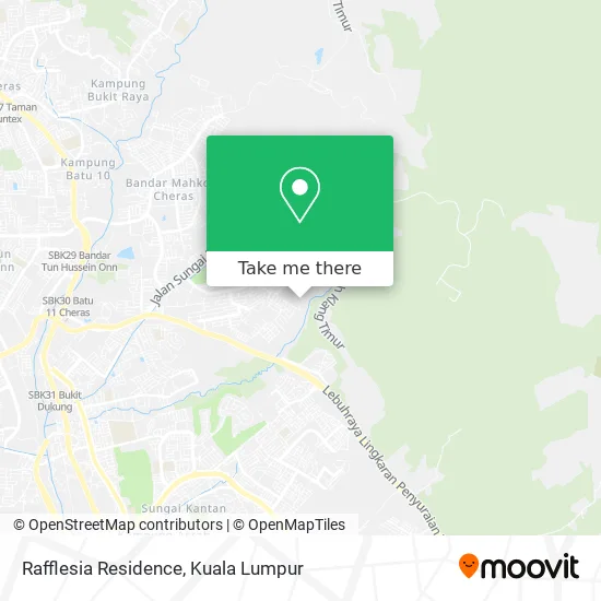 Rafflesia Residence map
