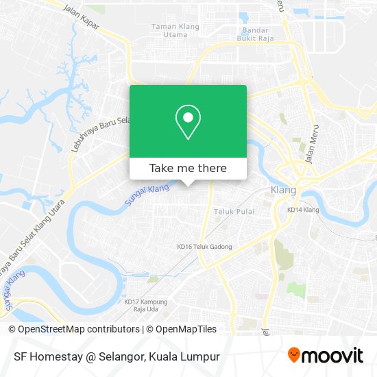 Peta SF Homestay @ Selangor
