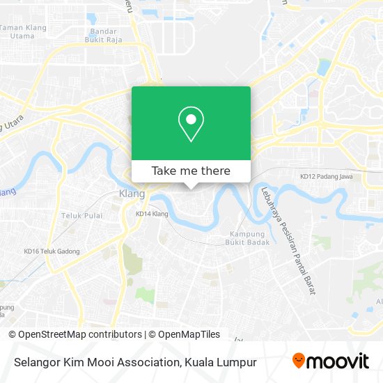 Selangor Kim Mooi Association map