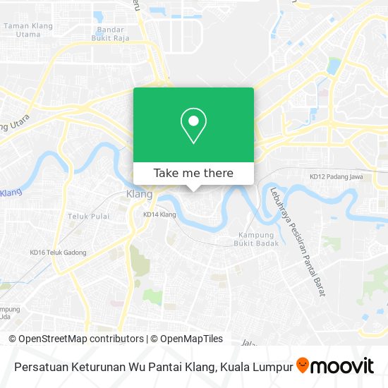 Persatuan Keturunan Wu Pantai Klang map