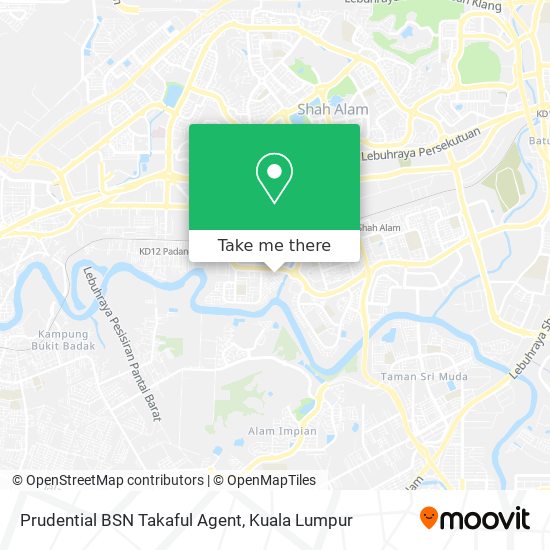 Prudential BSN Takaful Agent map