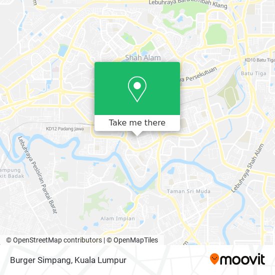 Peta Burger Simpang