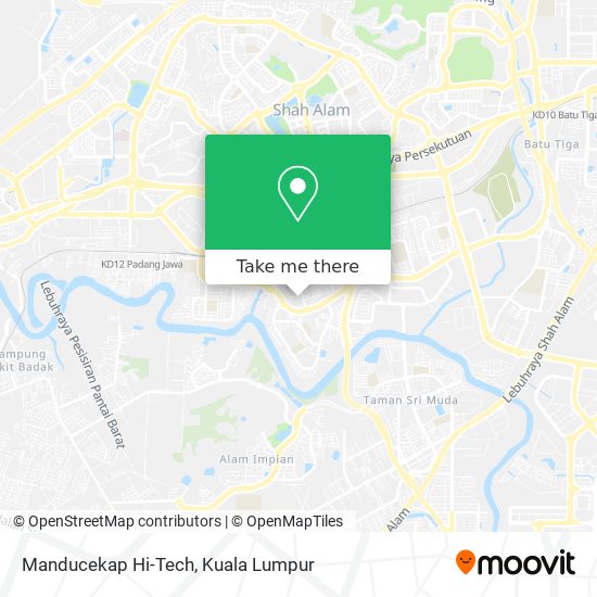 Manducekap Hi-Tech map