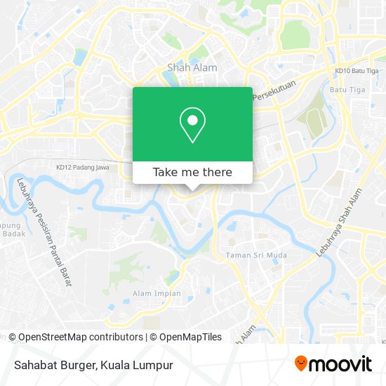 Sahabat Burger map