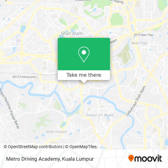 Metro Driving Academy map