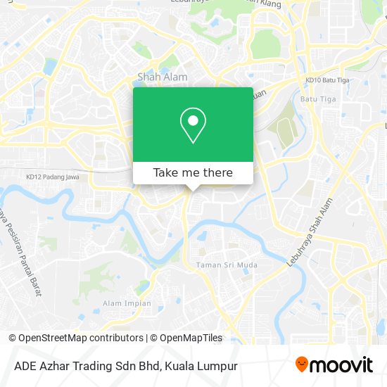 ADE Azhar Trading Sdn Bhd map