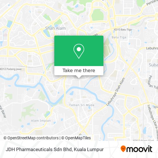 JDH Pharmaceuticals Sdn Bhd map