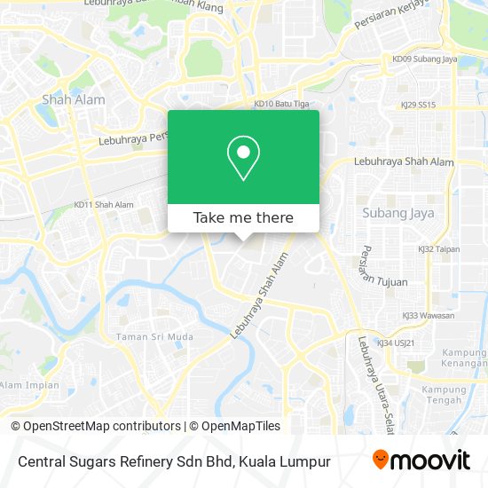 Peta Central Sugars Refinery Sdn Bhd