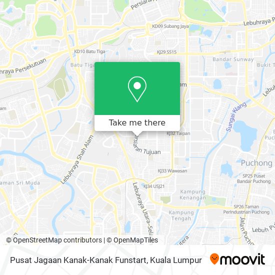 Pusat Jagaan Kanak-Kanak Funstart map