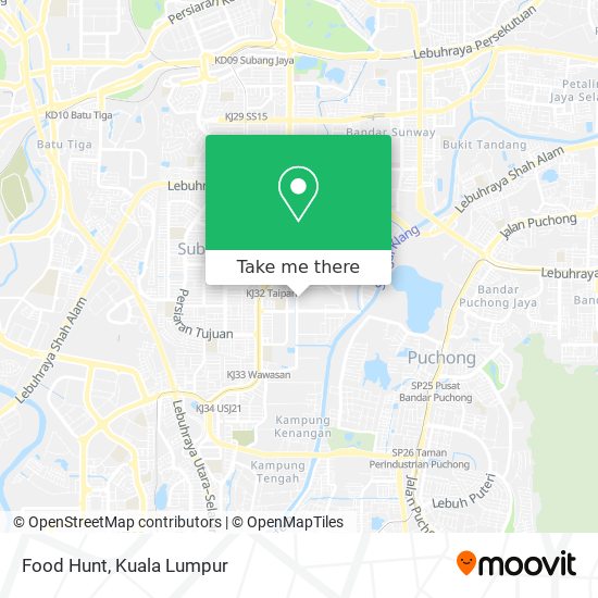 Food Hunt map