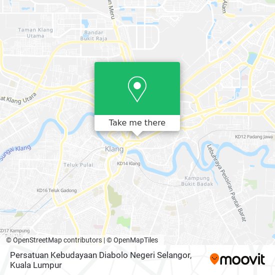 Persatuan Kebudayaan Diabolo Negeri Selangor map