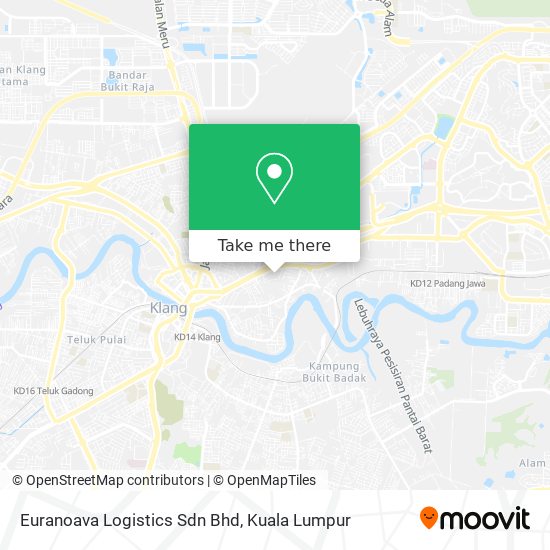 Peta Euranoava Logistics Sdn Bhd