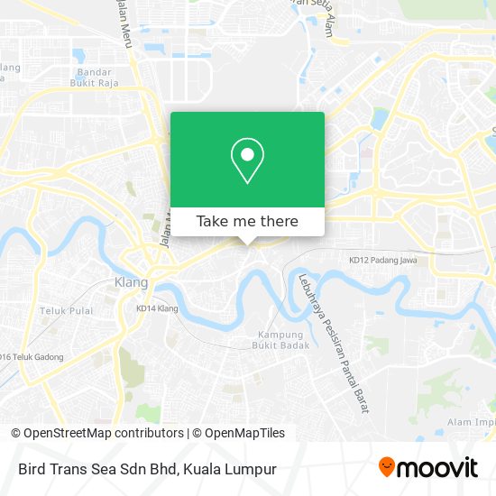 Peta Bird Trans Sea Sdn Bhd