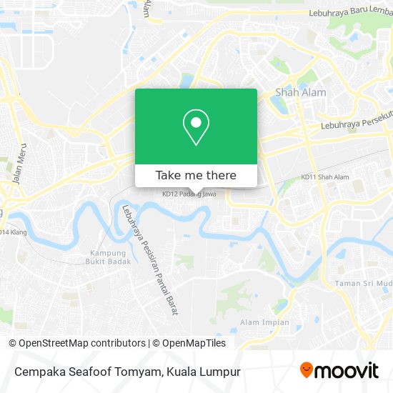 Cempaka Seafoof Tomyam map