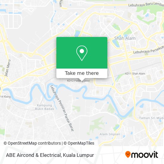 ABE Aircond & Electrical map