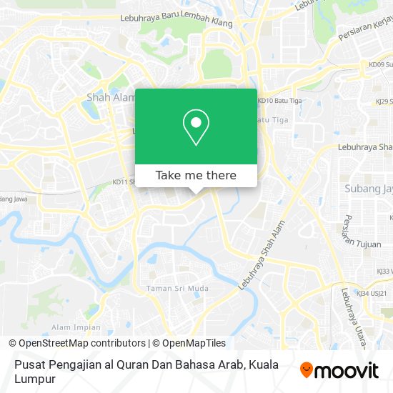 Pusat Pengajian al Quran Dan Bahasa Arab map