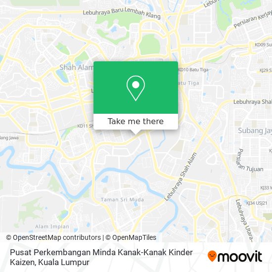 Pusat Perkembangan Minda Kanak-Kanak Kinder Kaizen map