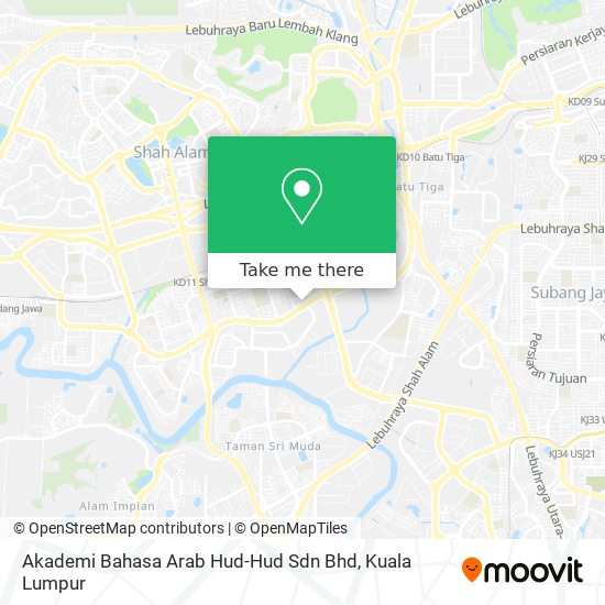 Akademi Bahasa Arab Hud-Hud Sdn Bhd map