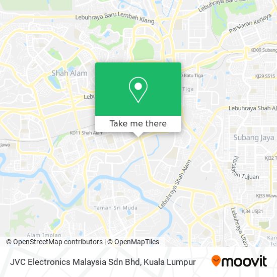 Peta JVC Electronics Malaysia Sdn Bhd