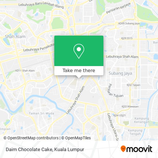 Peta Daim Chocolate Cake