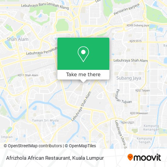 Afrizhola African Restaurant map