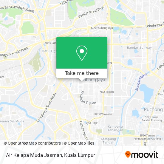 Air Kelapa Muda Jasman map