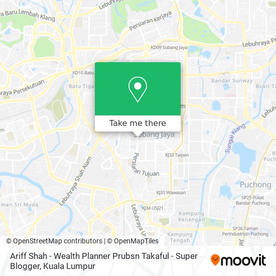 Peta Ariff Shah - Wealth Planner Prubsn Takaful - Super Blogger