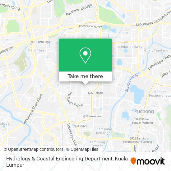 Hydrology & Coastal Engineering Department map