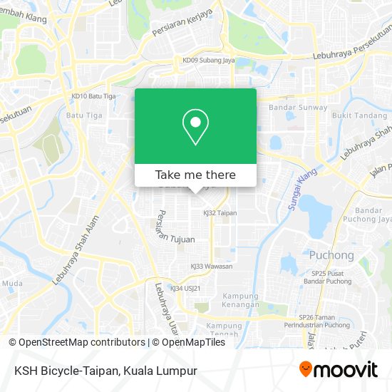 KSH Bicycle-Taipan map