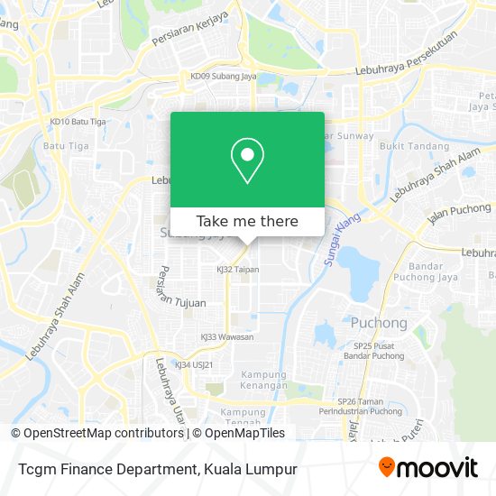 Tcgm Finance Department map