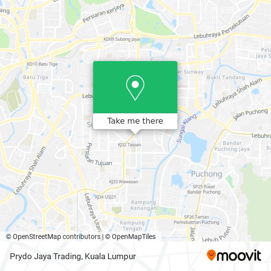Prydo Jaya Trading map