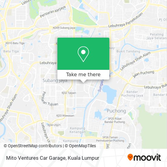 Mito Ventures Car Garage map