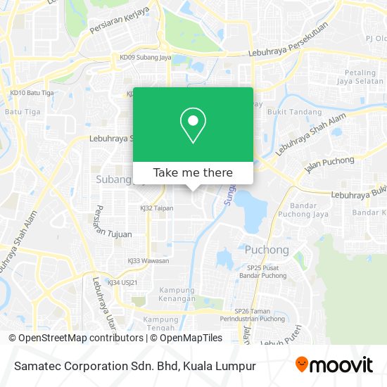 Samatec Corporation Sdn. Bhd map