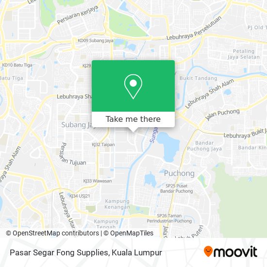 Pasar Segar Fong Supplies map