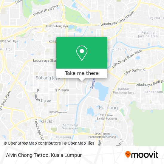 Alvin Chong Tattoo map