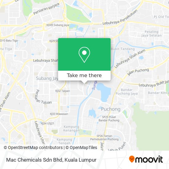 Mac Chemicals Sdn Bhd map