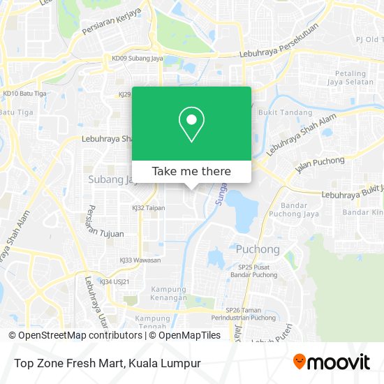 Top Zone Fresh Mart map