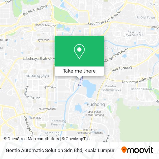 Gentle Automatic Solution Sdn Bhd map