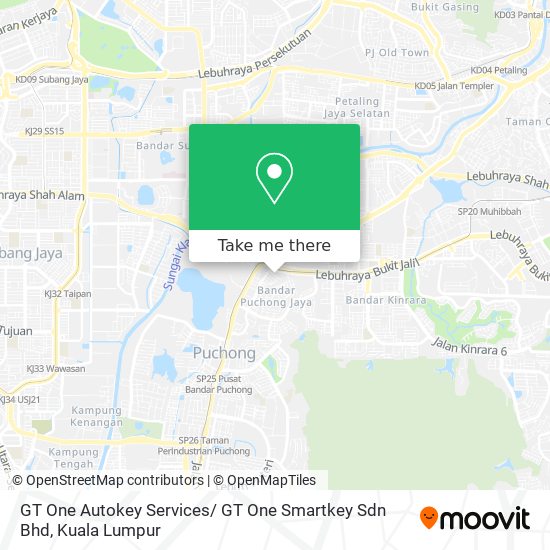 GT One Autokey Services/ GT One Smartkey Sdn Bhd map