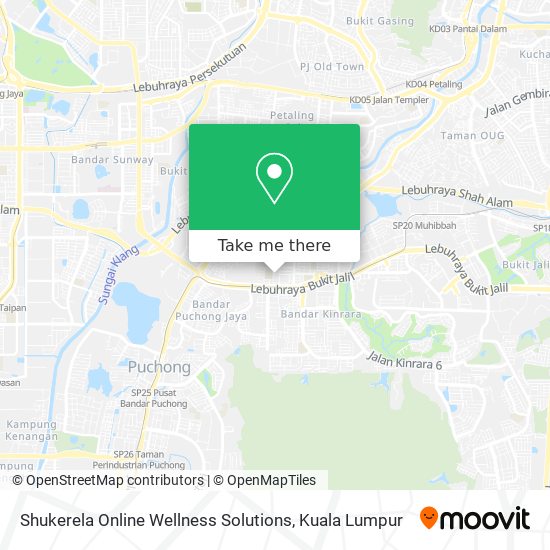 Shukerela Online Wellness Solutions map