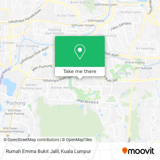 Peta Rumah Emma Bukit Jalil