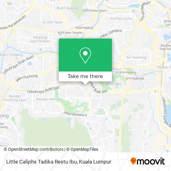 Little Caliphs Tadika Restu Ibu map