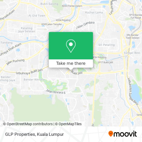 GLP Properties map