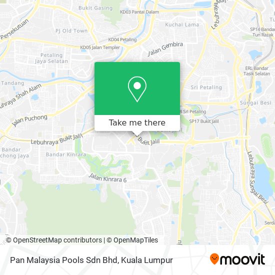 Peta Pan Malaysia Pools Sdn Bhd